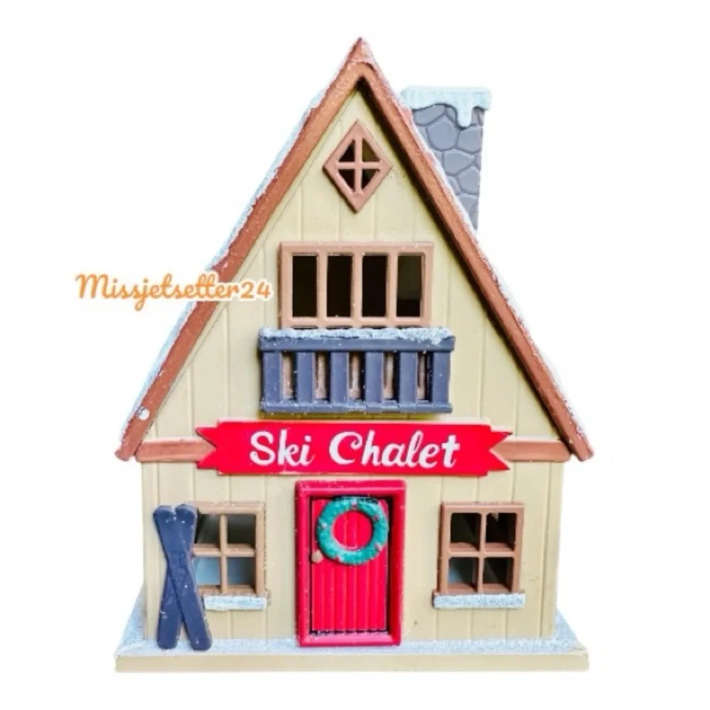 NWT Target Bullseye Playground Set of 2 Light Up Christmas Village 2025